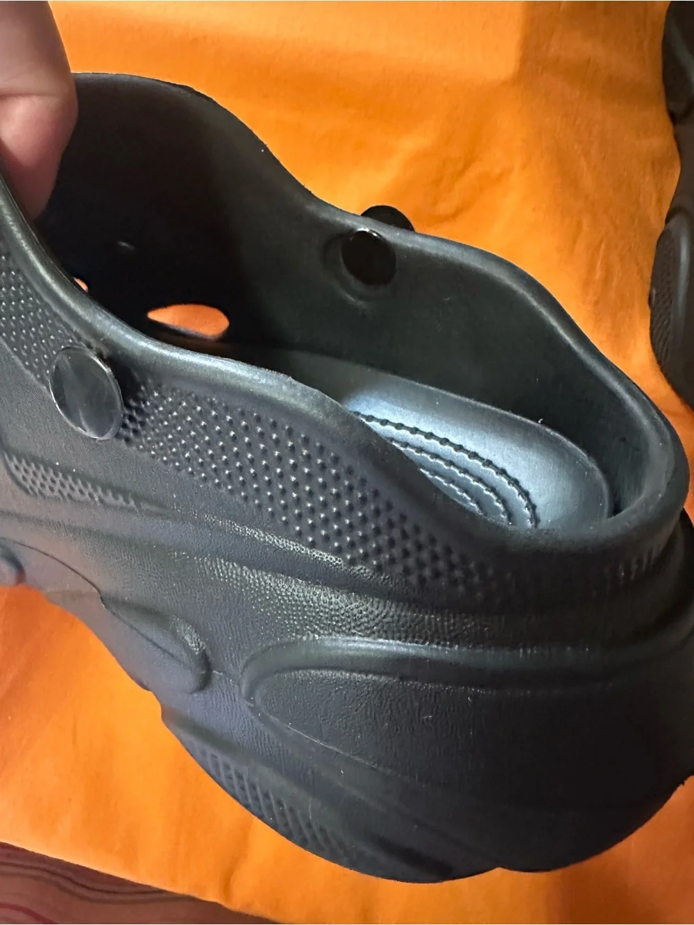 CROCS Platform Clog in Black